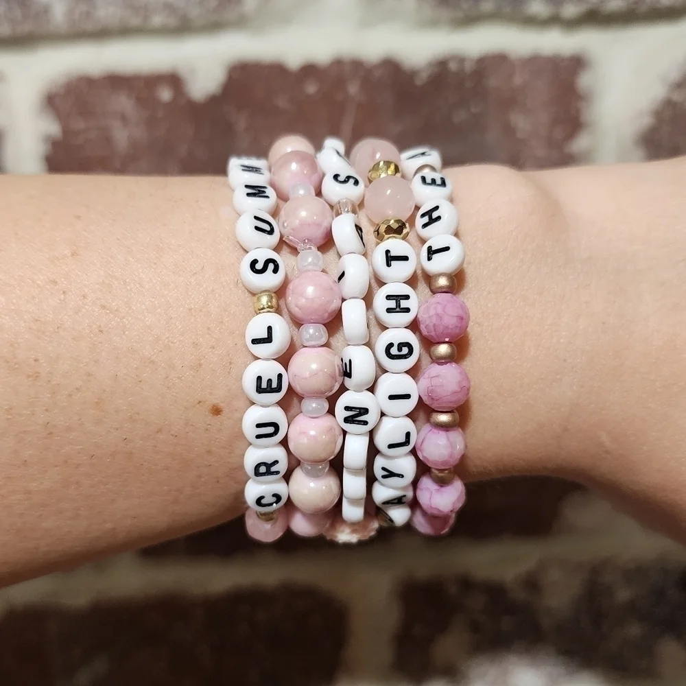 Taylor Swift Lover Inspired Friendship Bracelets Set Of 5